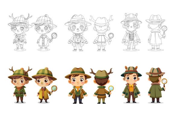Two Kids: Your Go-To Illustrations for Projects That Need Charm and Consistency
